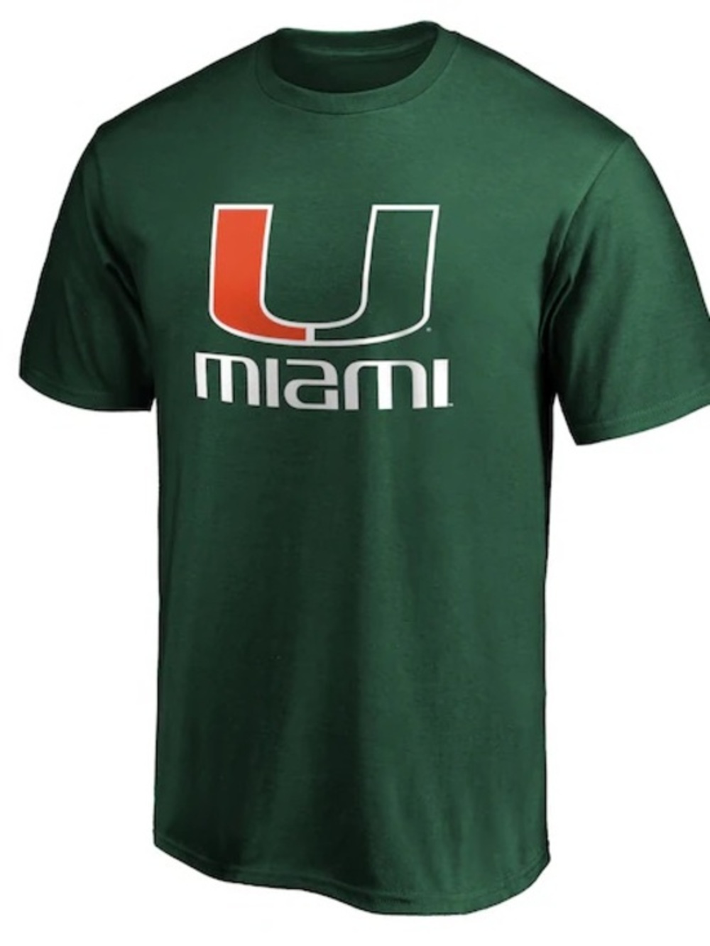 Fanatics Miami Hurricanes Lockup Team T-Shirt - Green Size 2XL